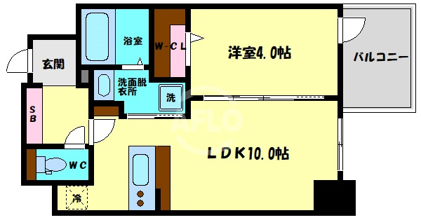 LaDouceur谷町の間取り|La Douceur谷町　間取り