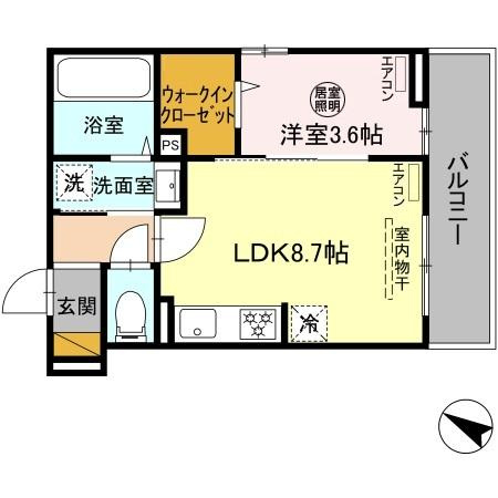 【間取り】 | D-ROOM末広2丁目