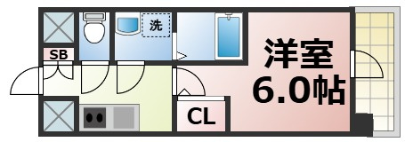 【間取り】 | エスリード大阪NAGAHORI GATE　仲介手数料無料