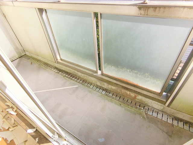 シティハイム　ベルウッド河辺のバルコニー