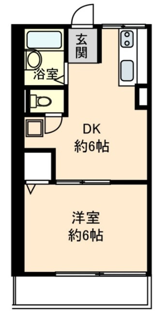 シティハイム　ベルウッド河辺の間取り