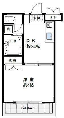 プレアデス新丸子の間取り|間取りです。
