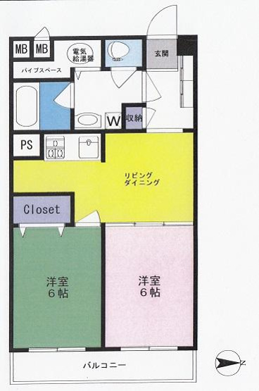 【間取り】 | メガロン大井町