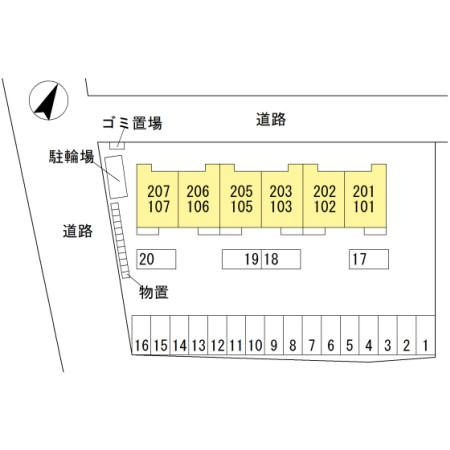 Ｄ－ｒｏｏｍ芹川の区画図