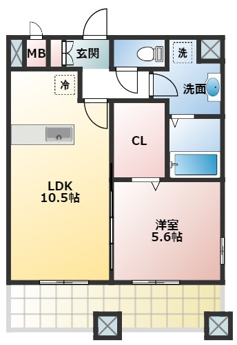 STATION TOWER TOYOSHIMAの間取り