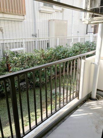 ミューゼ若林のバルコニー