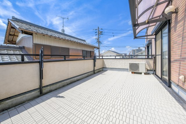 岐阜市東島三丁目戸建のバルコニー