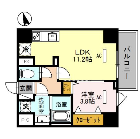 カーサ大手町の間取り