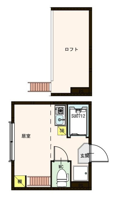 サヴォイ赤羽 の間取り|間取りです。
