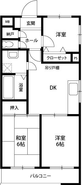 サンヒルズ東戸塚の間取り