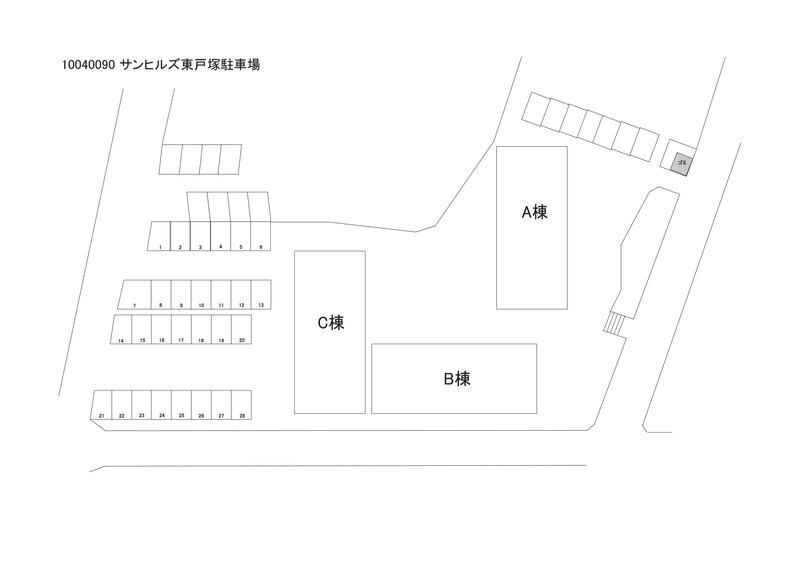 サンヒルズ東戸塚の区画図