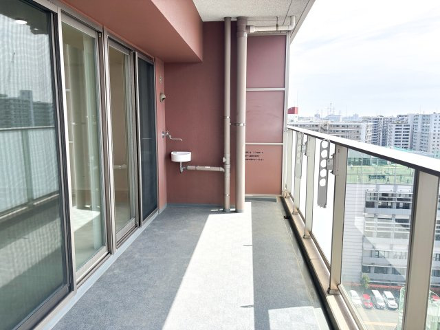 シティテラス東陽町のバルコニー|シティテラス東陽町：南向きワイドバルコニー画像です！