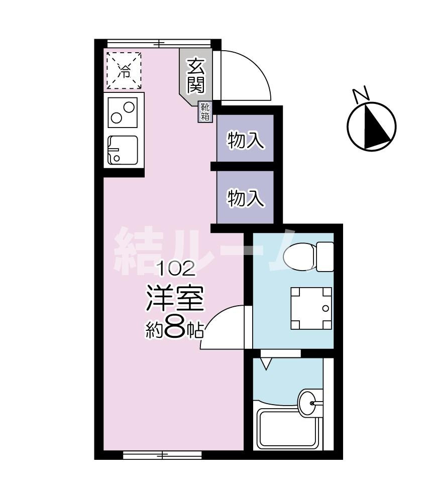 板橋区志村１丁目のアパートの間取り