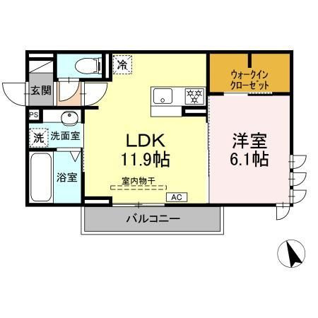 【間取り】 | グランメール伊倉