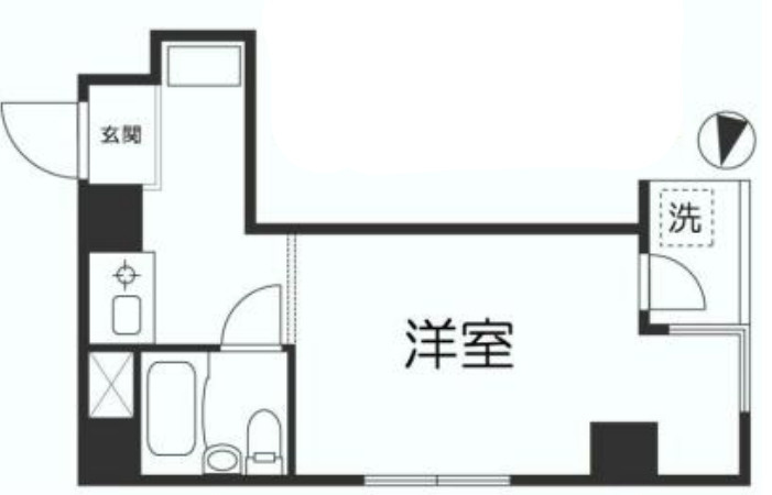 日興パレセゾン早稲田の間取り