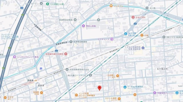 コンシェール萩原　Ａの地図