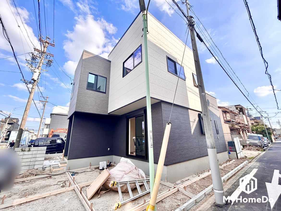 北区生駒町の前面道路含む現地写真