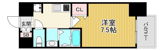 【間取り】 | エス・キュート城東中央