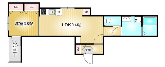 LOTUS|名古屋市の賃貸ならMy賃貸の間取り|LOTUS
