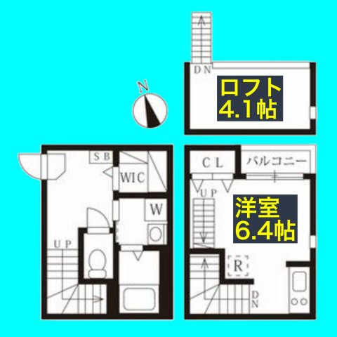 ハーモニーテラス北原町の間取り