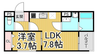 REGIES川西能勢口の間取り