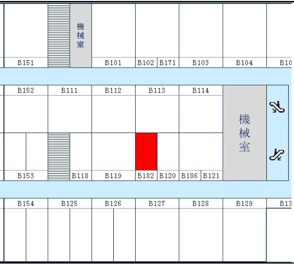 大阪市中央区船場中央３丁目の店舗事務所の間取り
