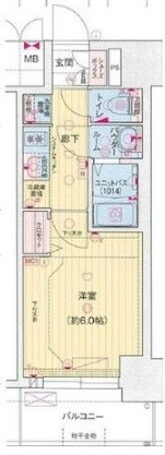 プレサンス名古屋ルーカス の間取り