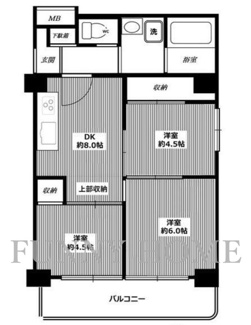 【間取り】 | ダイアパレス三軒茶屋