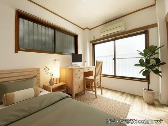 ハイブリッジの洋室|洋室の家具の配置イメージです☆