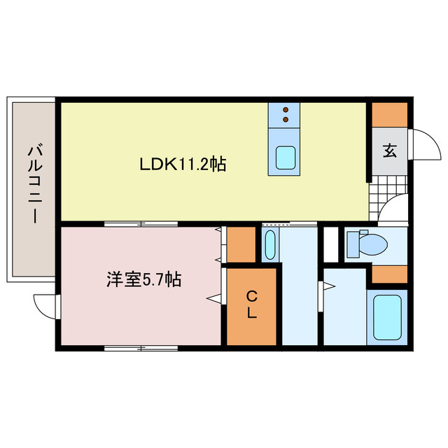 メゾン北条口 の間取り