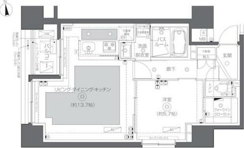 ZOOM秋葉原SQUAREの間取り