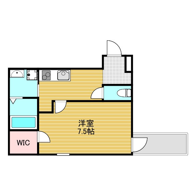 フジパレス豊里中央公園Ⅱ番館の間取り