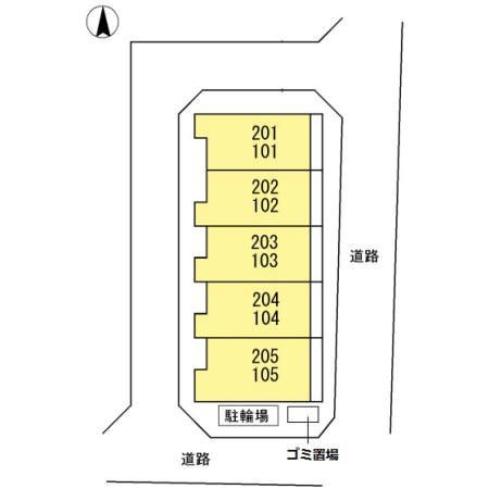 Noble Courtの区画図
