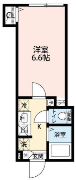 北区志茂２丁目のアパートの間取り