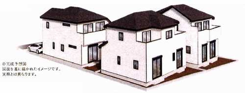 相模原市中央区淵野辺本町1丁目　新築戸建全3棟　B号棟