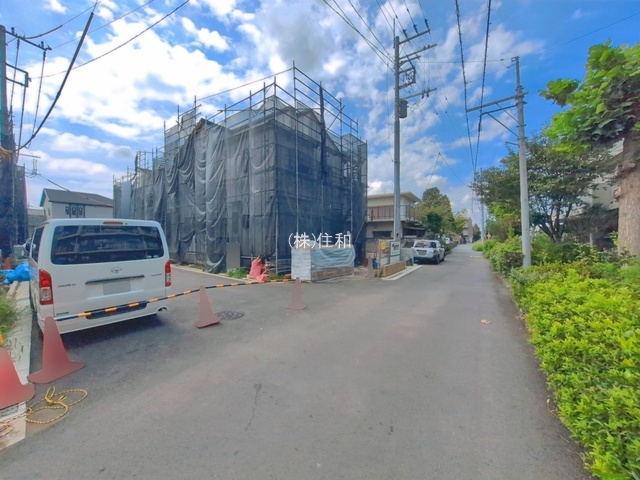 【新築分譲住宅】川越市南大塚3丁目の前面道路含む現地写真