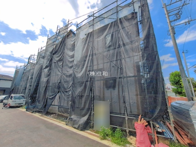 【新築分譲住宅】川越市南大塚3丁目の前面道路含む現地写真