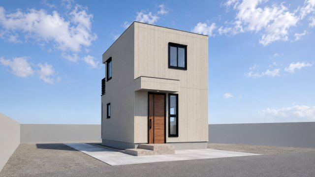 （仮称）さいたま市北区東大成町１丁目メゾンの外観パース