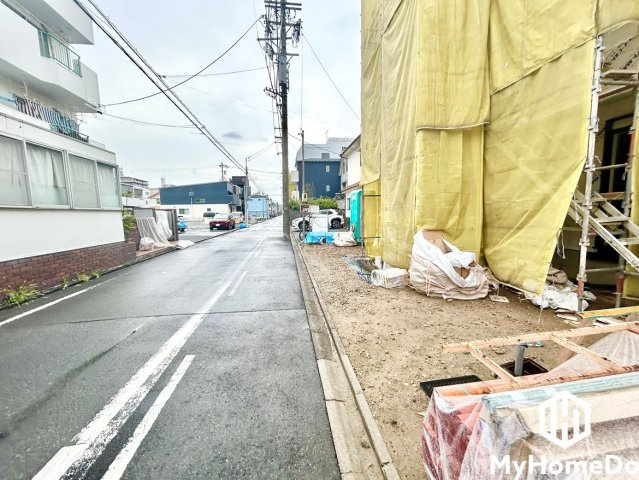 北区生駒町の前面道路含む現地写真