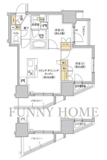 【間取り】 | グレーシアフィット三軒茶屋