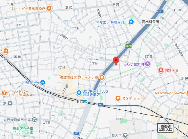Billy House　ビリーハウスの地図