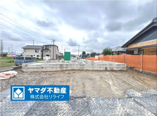 ブルーミングガーデン　一宮市柚木颪　全2区画分譲の外観|「現地（2026年8月28日）撮影」　
■外観写真　
■ヤマダ不動産　株式会社リライフ　