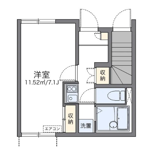 【間取り】 | レオネクストルミエールＫａｙａ 