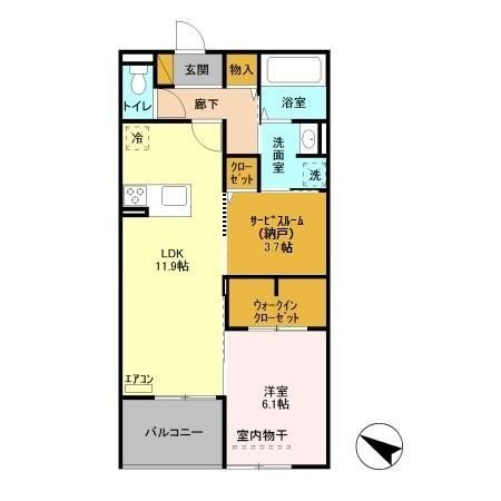 アンプルールの間取り