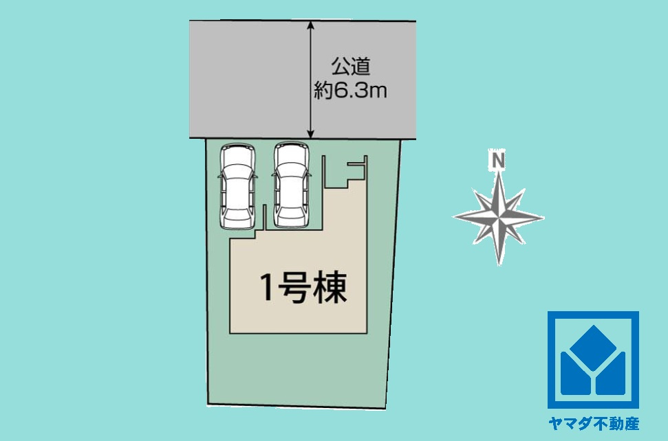 西宮市清瀬台の区画図