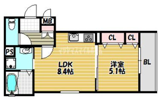 【間取り】 | フォレストクリエオーレ諸口