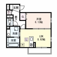 【間取り】 | GL Plus HIGASHIYAGURA | GL Plus HIGASHIYAGURA 00201の間取り図です