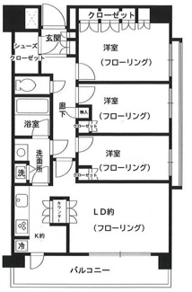 【間取り】 | 中村橋パークホームズオーチャードコート | 間取りです。