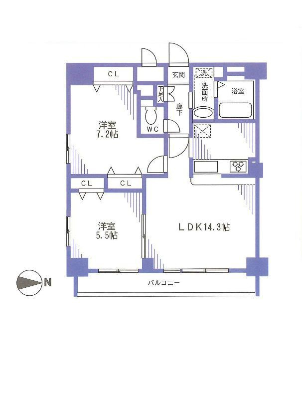 エスポワールの間取り