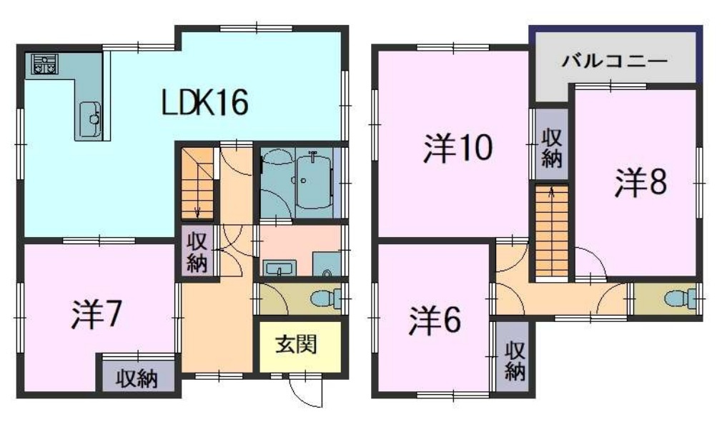 神戸市西区伊川谷町潤和の間取り